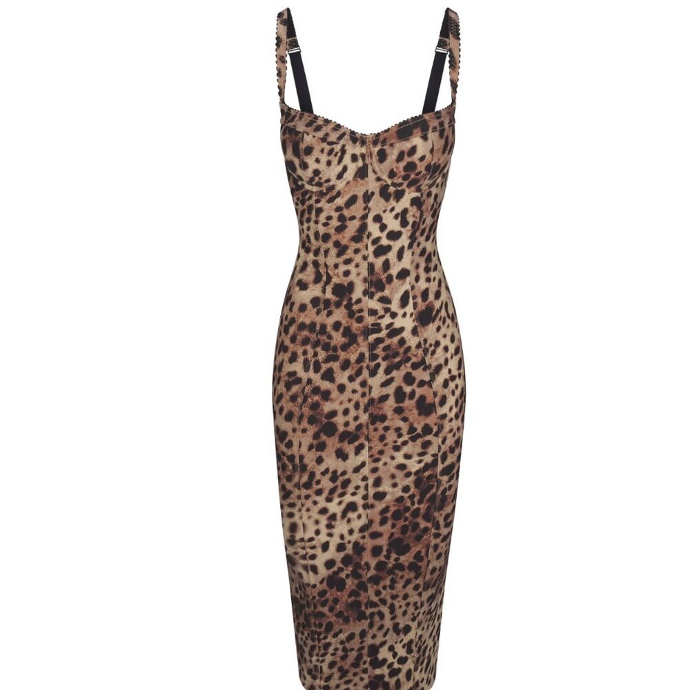 DOLCE&GABBANA X SKIMS SKIMS BODY DRESS | LEOPARD × 1